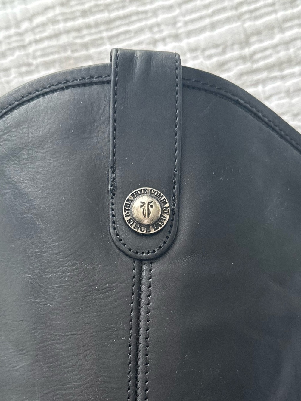 Frye Melissa Black Leather riding boots Boots - Picture 3 of 6